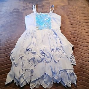 Blue justice dress
